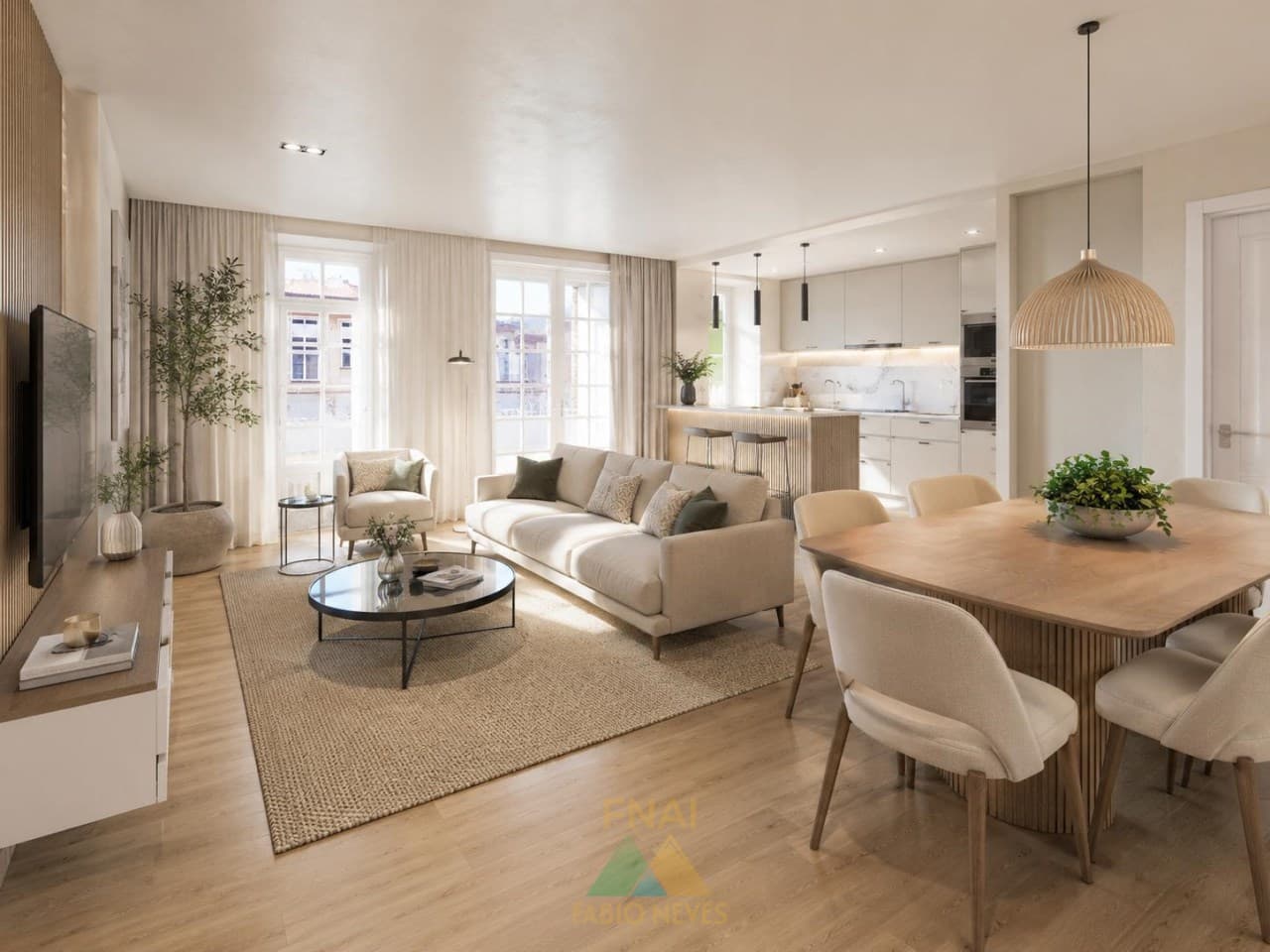 Apartamento T2 Novo no Centro dos Arcos